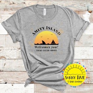Amity Island Shirt | Shark Lover | Quints Shark Fishing | Shark Graphic Tee | Unisex Shirt | Animal Shirt | Animal Lover