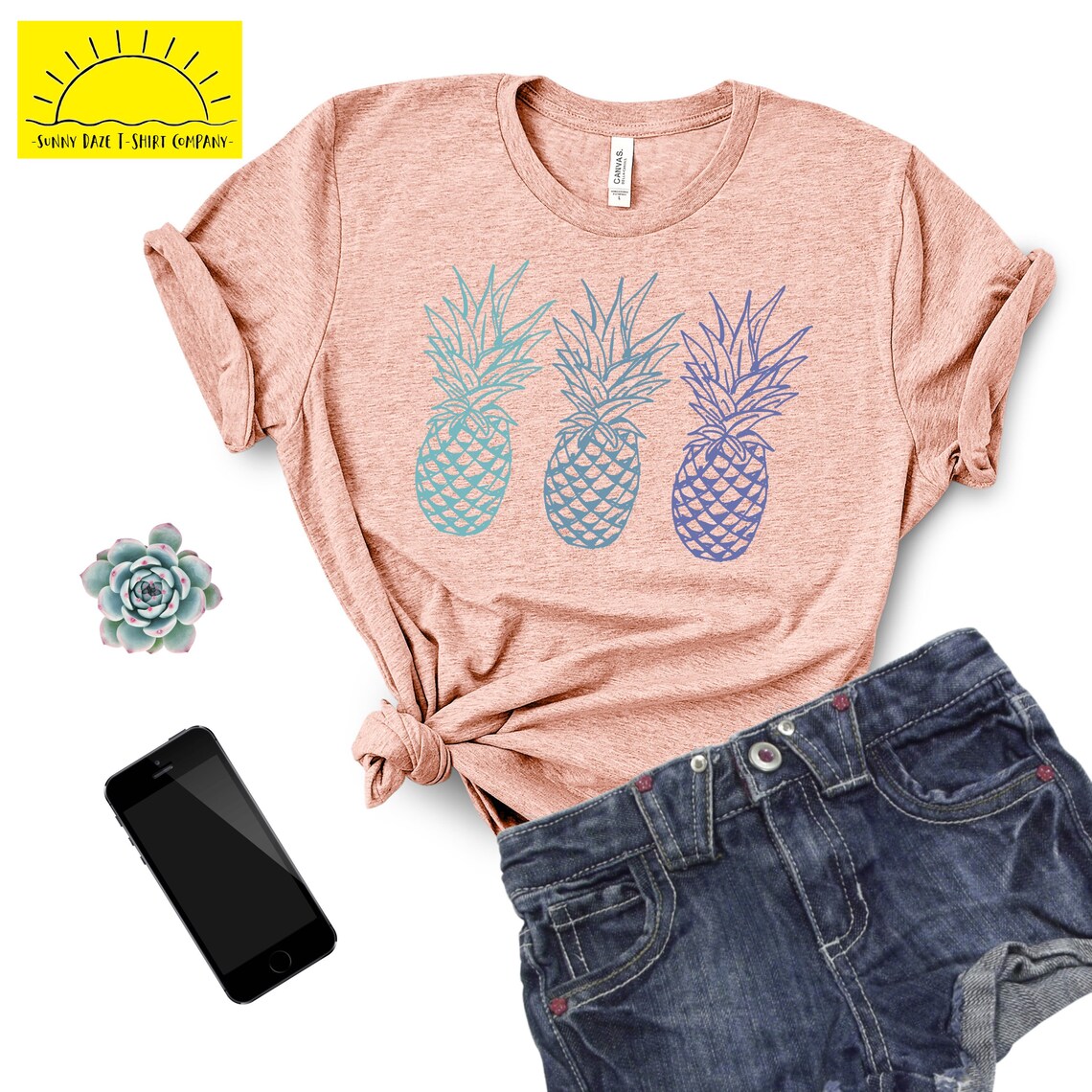 Pineapple Shirt Pineapple Graphic Shirt Pineapple Cute - Etsy