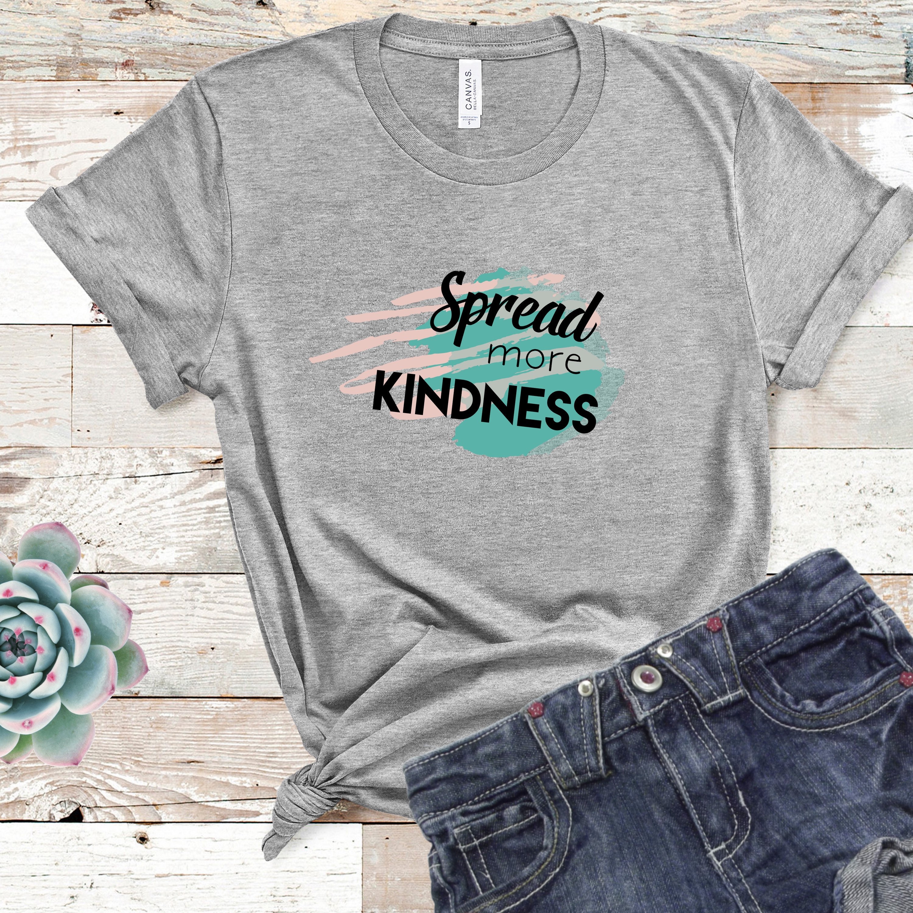 Spread More Kindness Shirt Inspirational Shirt Be Kind Motivational Tee
