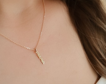 Mama Necklace, 14K Gold Minimalist Mom Necklace, Mom Necklace, Necklace for Mom, Mama Jewelry, Baby Shower Gift for Mom, New Mom Gift