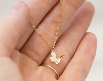 Infant Loss Necklace, Gold Filled Butterfly Necklace, Angel Baby Necklace, Infant Loss Gift, Miscarriage Gift, Hope Necklace, Child Loss