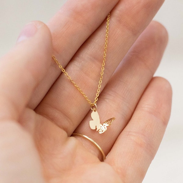 Infant Loss Necklace, Gold Filled Butterfly Necklace, Angel Baby Necklace, Infant Loss Gift, Miscarriage Gift, Hope Necklace, Child Loss