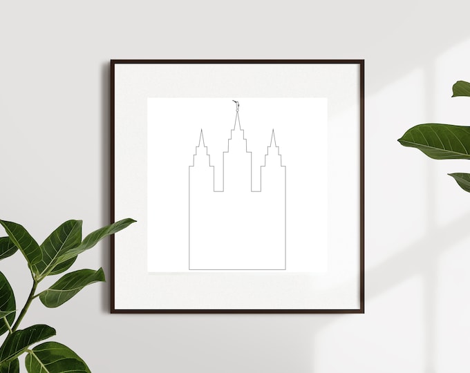 LDS Temple Vector Set, Popular Temples, Temple Graphics, Mormon, LDS ...