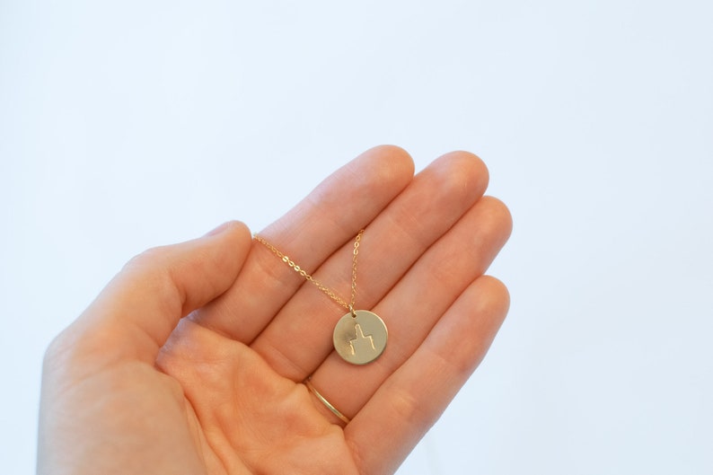 Gold Filled Necklace LDS Temple Necklace LDS Wedding Gift Young Women Necklace Nauvoo Illinois Temple Necklace