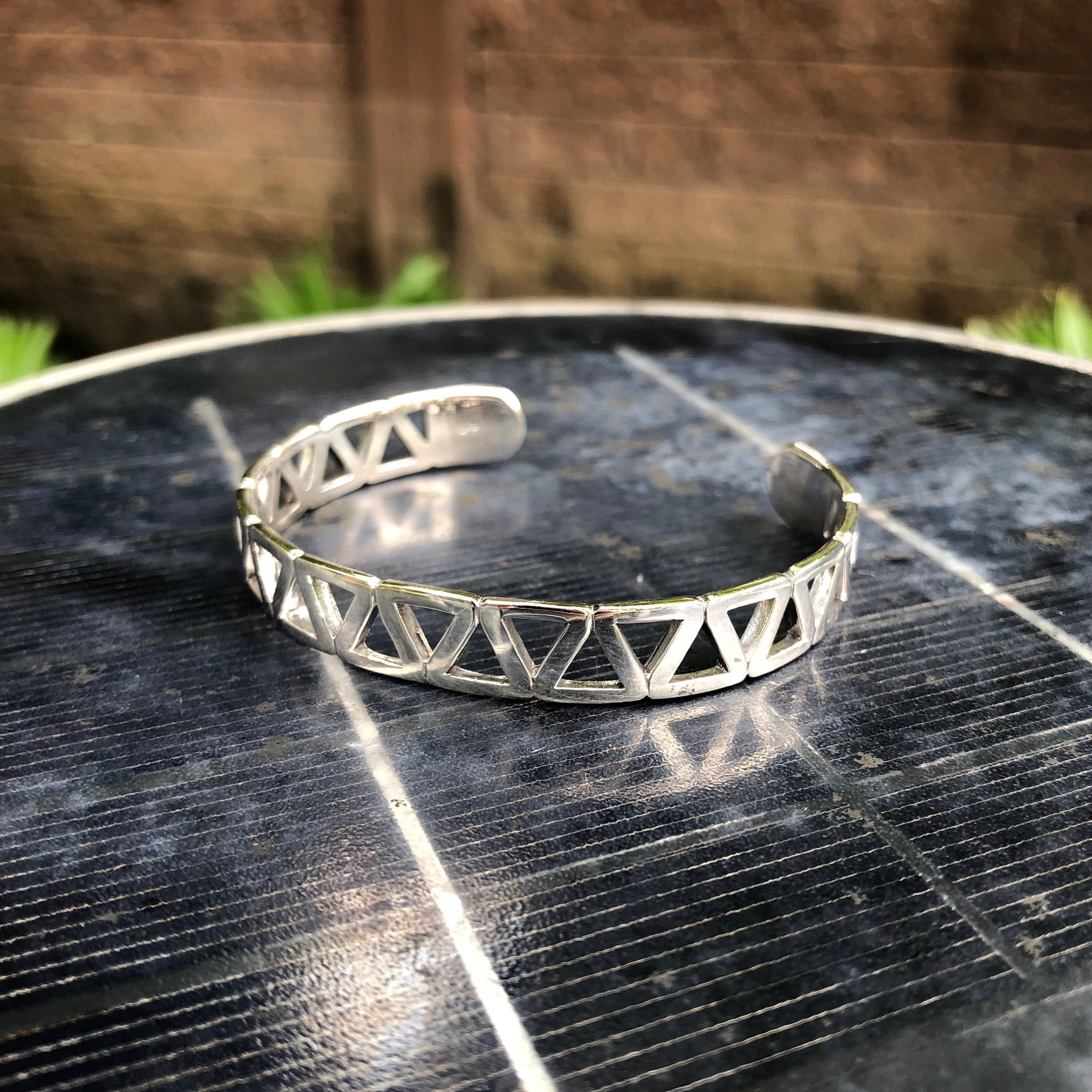 Triangle Bracelet - Etsy
