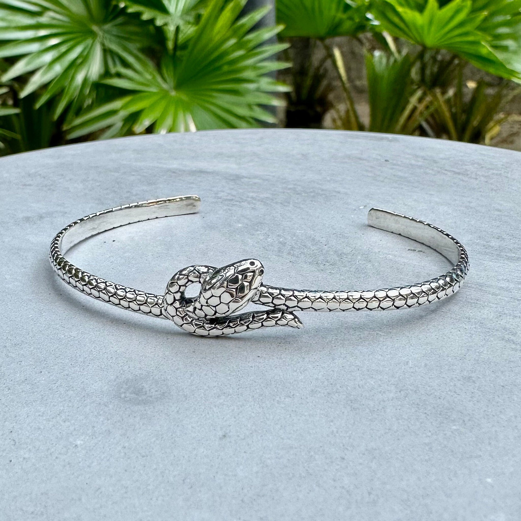 Silverly Bracciale Rigido A Onde Zig-Zag In Argento Sterling 925 - Gioiello Minimalista Donna