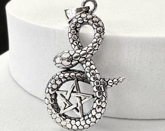 BOBIJOO Jewelry - Hanger halsketting Ouroboros levenscyclus