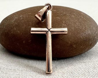 Handcrafted Bronze Cross Christian Jesus Christ Crucifix Pendant/Necklace Fashion Jewelry Accessories Gift VINTZ