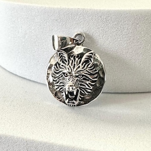 Handcrafted 925 Sterling Silver Tiger Charm Large Cat Tigris Pendant/Necklace Animal Fashion Silver Jewelry Accessory Gift by VINTZ