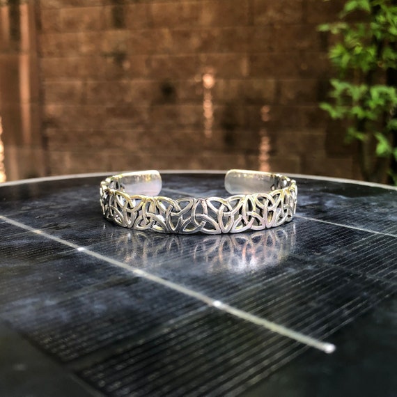 Celtic bangles silver best sale