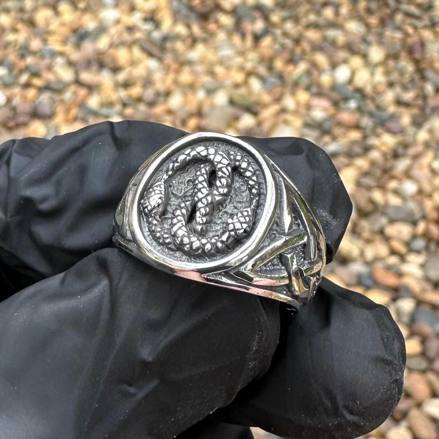 hear's /OUROBOROS SIGNET RING S925 サイズ19 hear's /OUROBOROS