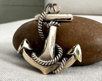 Handcrafted Brass Anchor Pirate Sailor Amulet Pendant/Necklace Fashion Jewelry Accessories Gift by VINTZ