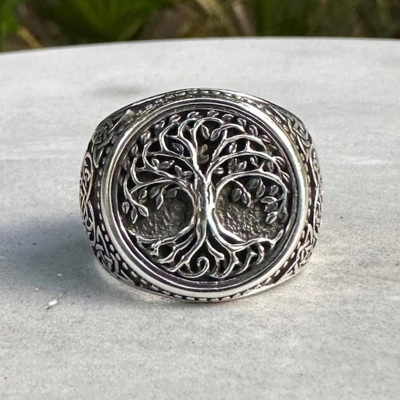 Tree of Life Ring | Viking Yggdrasil | Celtic World Tree