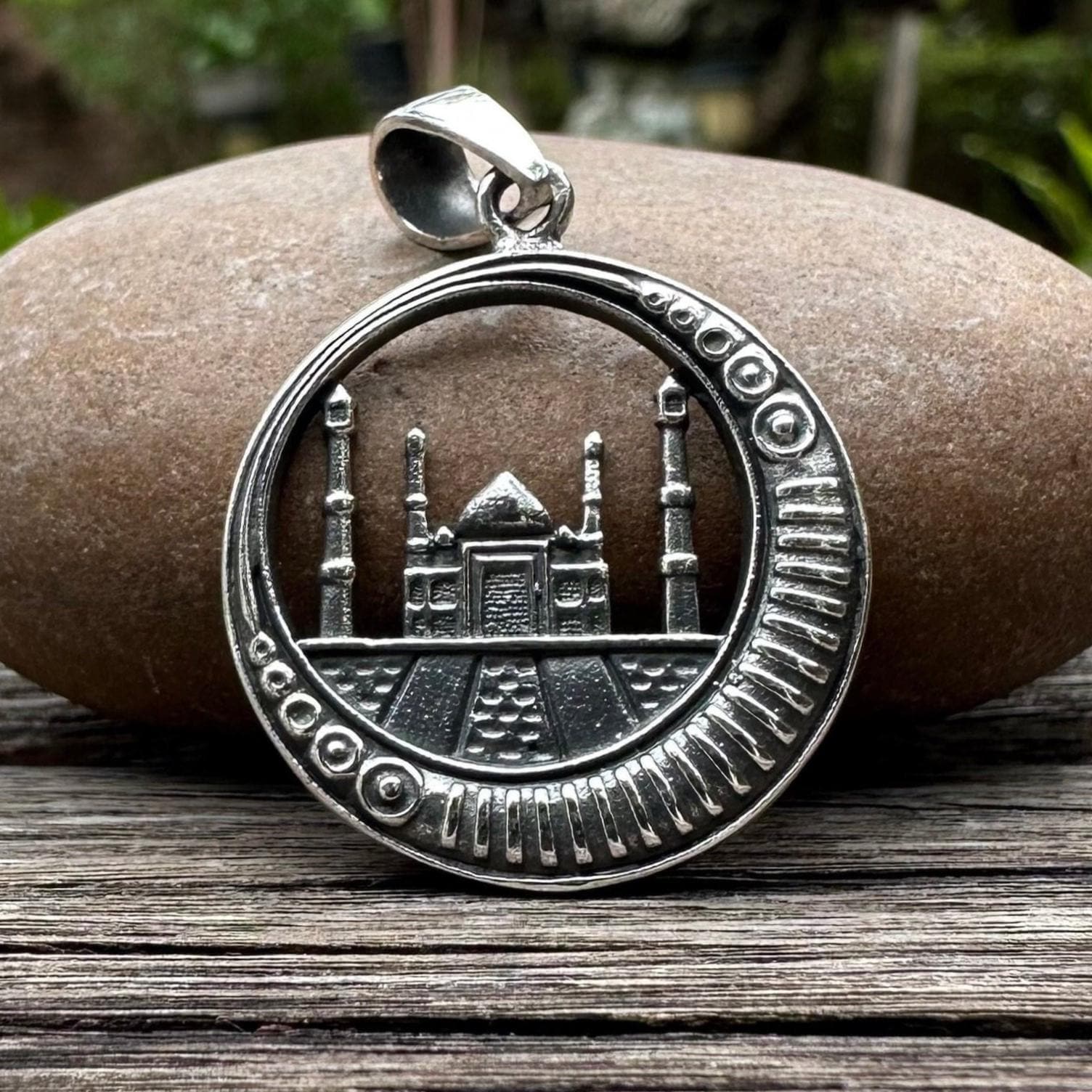 ペンダント　シルバー925 Handcrafted 925 Sterling Silver | Taj Mahal Pendant | Crescent