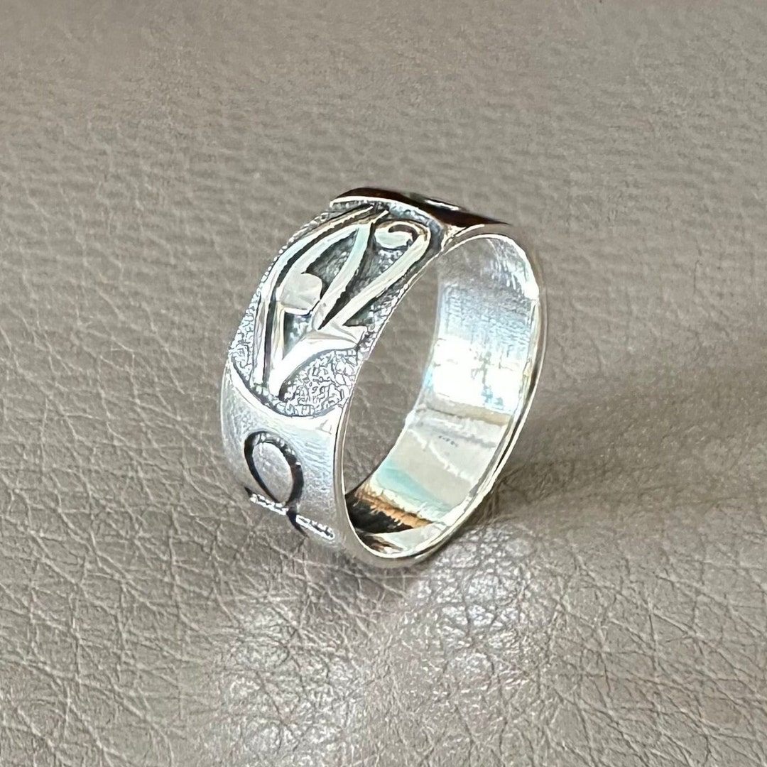 WithLoveSilver 925 Sterling Silver Eye Of Horus Ring - Ancient Egyptian Protection Symbol Jewelry
