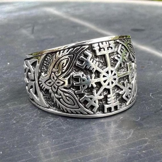 ハンドメイド 925 スターリングシルバー バイキング ヴェグヴィシル ハンドメイド 925 スターリングシルバー バイキング ヴェグヴィシル