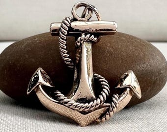 Handcrafted Bronze Anchor Pirate Sailor Amulet Pendant/Necklace Fashion Jewelry Accessories Gift by VINTZ