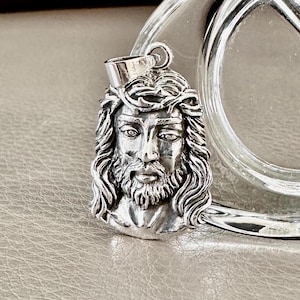 Handcrafted 925 Sterling Silver Jesus Christ Pendant YHWH Yahweh Hebrew Jewish Christian God Pendant/Necklace Silver Jewelry Gift by VINTZ