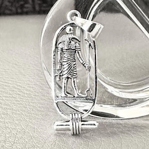 Handcrafted 925 Sterling Silver | Thoth Pendant | Egyptian God Necklace | Ibis Deity Amulet Jewelry | VINTZ