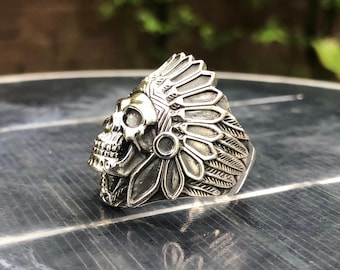 Handcrafted 925 Sterling Silver Heavy Indian Ring Native American