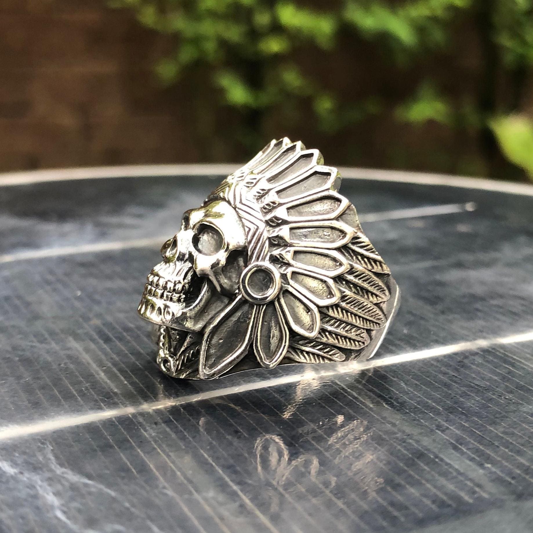 Handcrafted 925 Sterling Silver Indian Native American Tribe