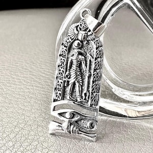 Handcrafted 925 Sterling Silver | Thoth Pendant | Egyptian God Necklace | Ibis Deity Amulet Jewelry | VINTZ