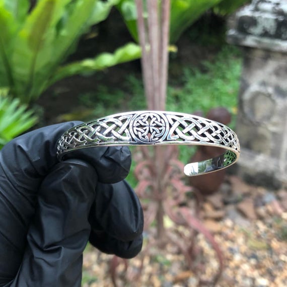 Bracciale Celtico Infinito In Argento 925 Con Zirconi: Regolabile Per Donna - 2