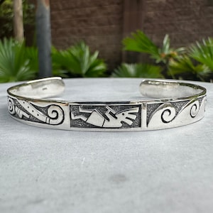 値下げSTARRING SILVER Hopi Jewelry Antone Honanie Hopi Silver Bracelet | Hoel's Sedona