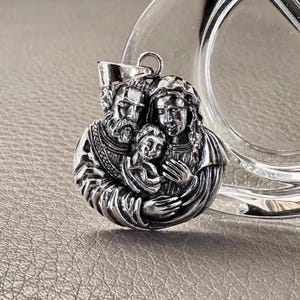 Handcrafted 925 Sterling Silver Jesus Christ Pendant YHWH Yahweh Hebrew Jewish Christian God Pendant/Necklace Silver Jewelry Gift by VINTZ