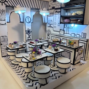 Stine’s 1st Avenue 2D Cafe- Fully Assembled