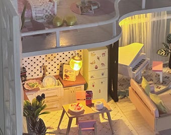 Assembled miniature: The Loft Apartment - Fully Assembled
