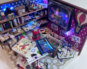 ミニチュア：Stineオリジナルプレイルーム - 完全組み立て済み