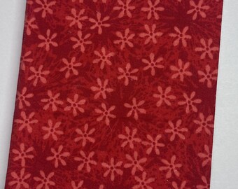 Red Floral Theme Handbound Hardcover Journal Brand New