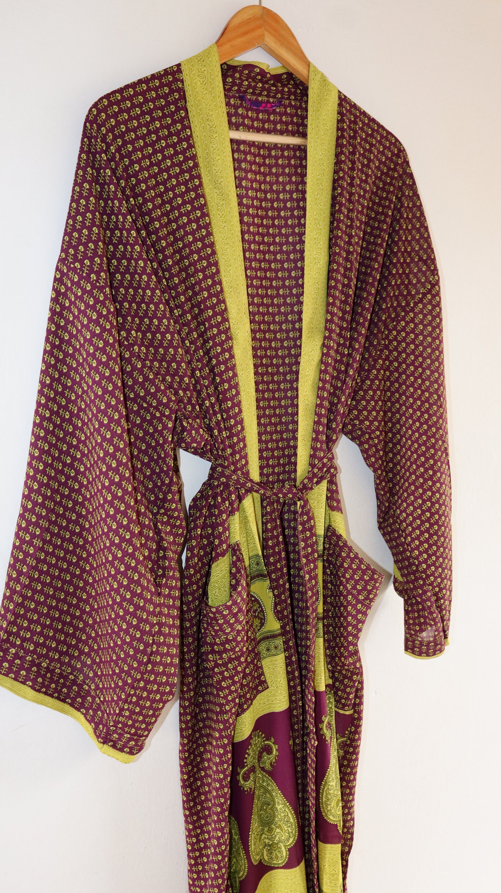 silk sari kimono