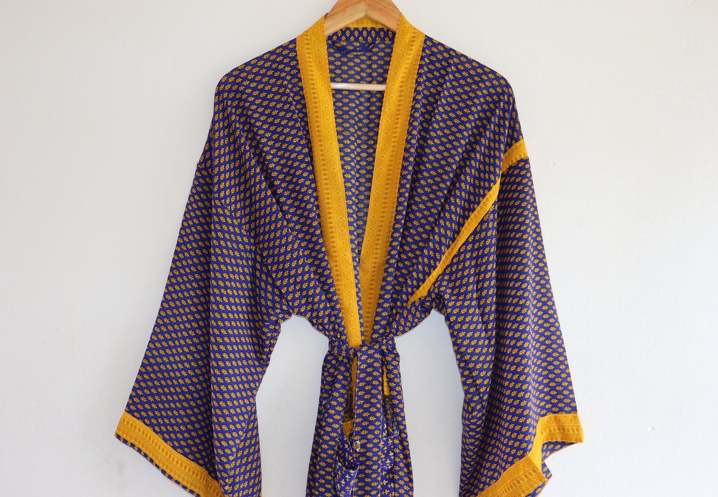 EXPRESS SHIPPING Silk Polyester Kimono Vintage Kimono Etsy
