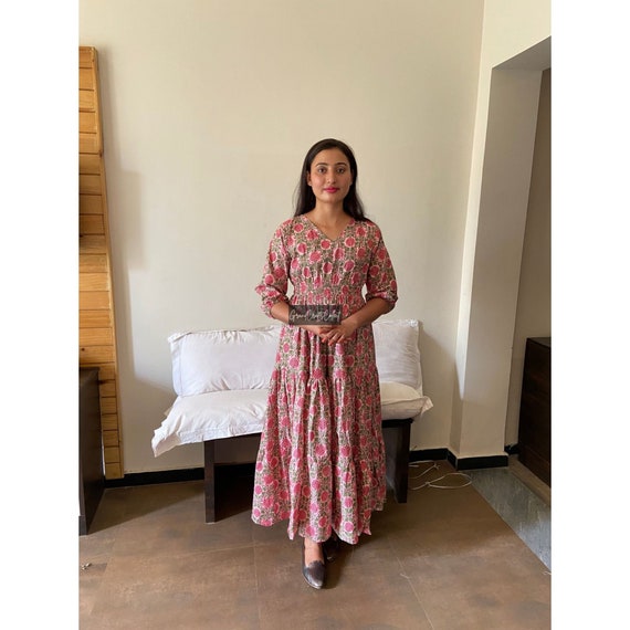 Ladies cotton cheap frock