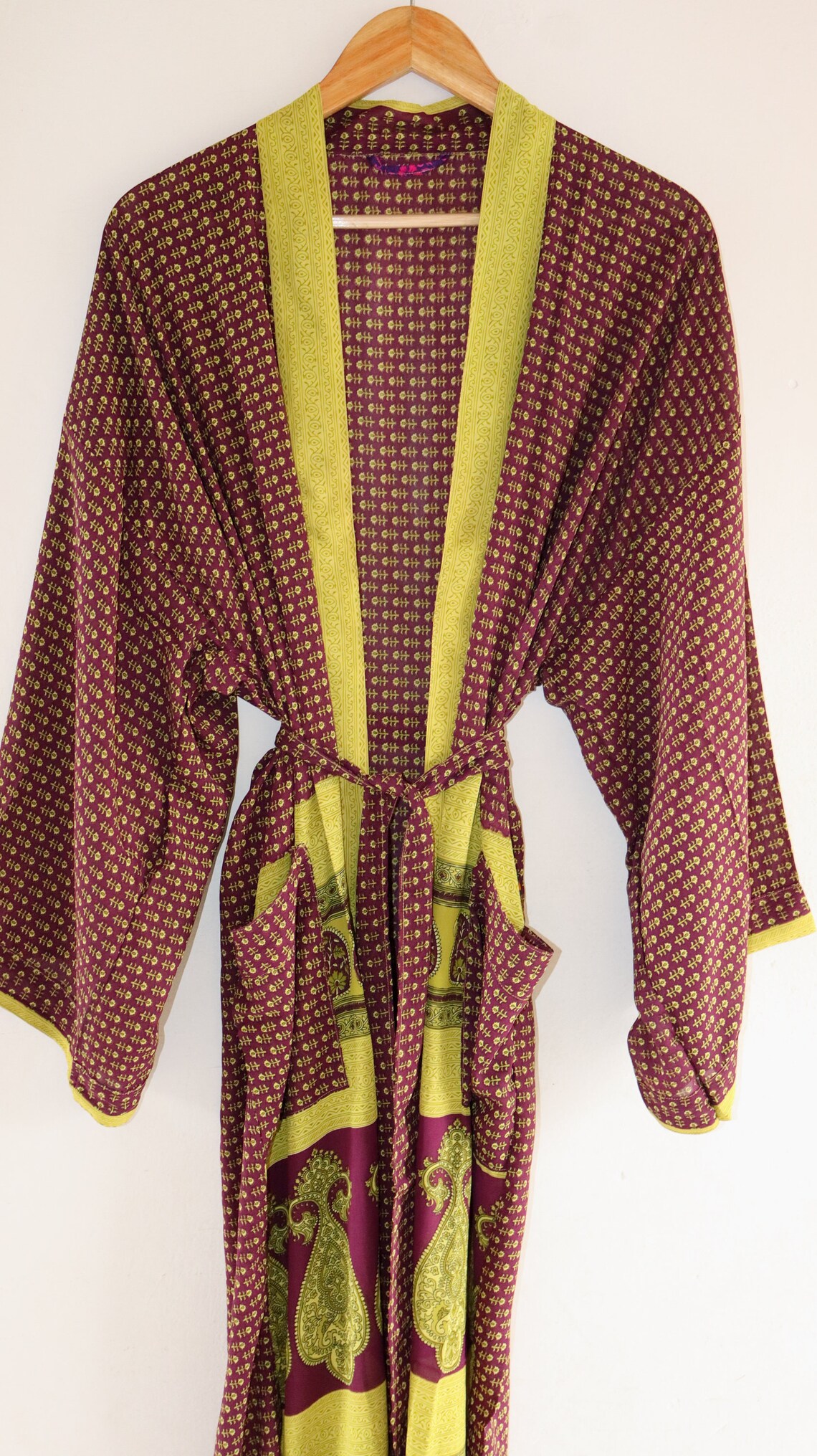 silk sari kimono