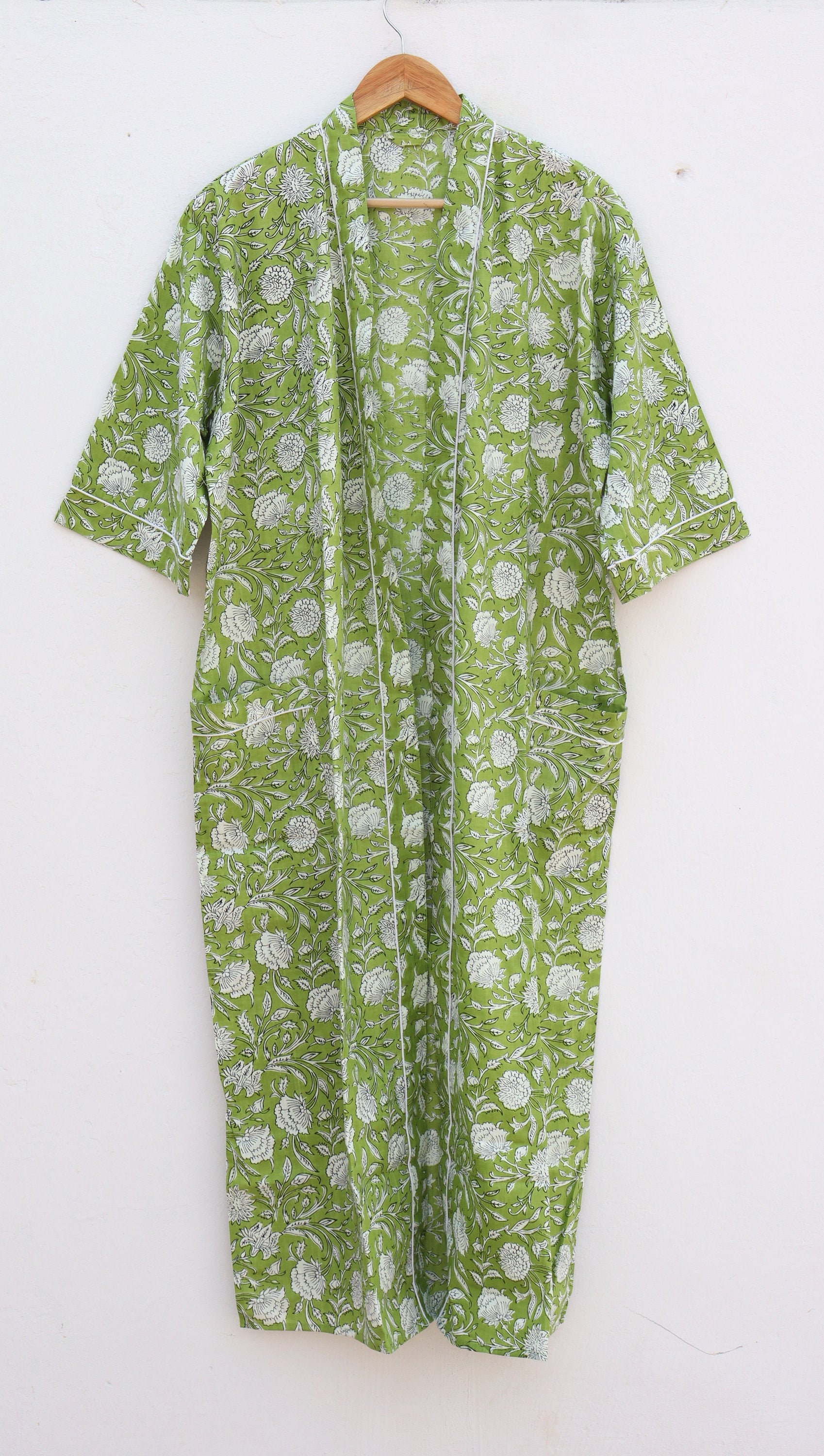 block print robes
