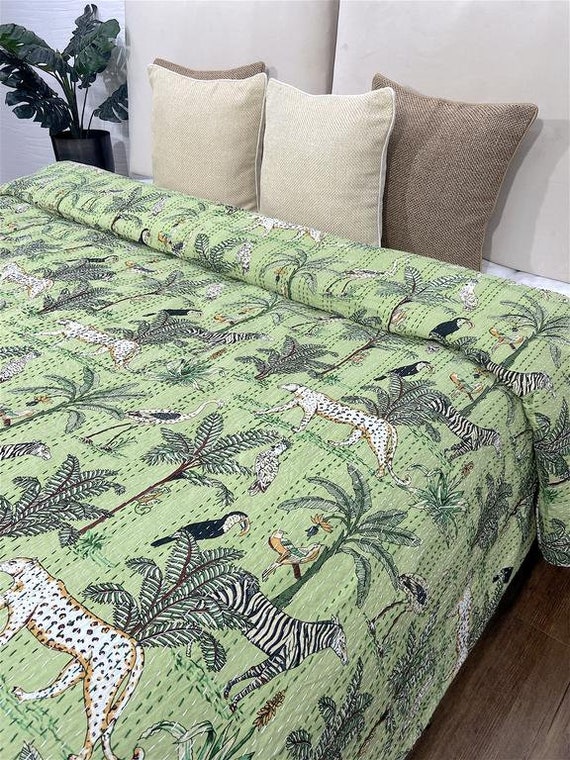 Queen size kantha quilt new arrivals