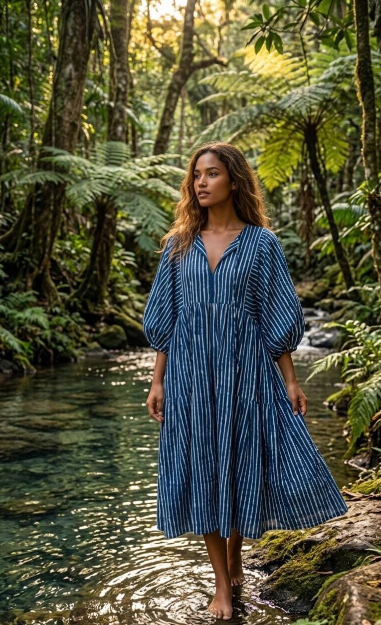Blue Stripe Dress