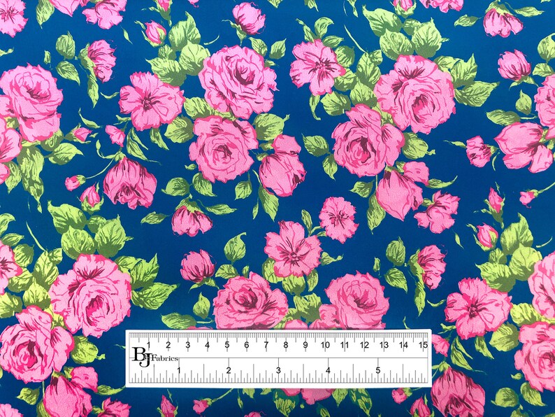 Liberty Silk Charmeuse Floral Print
