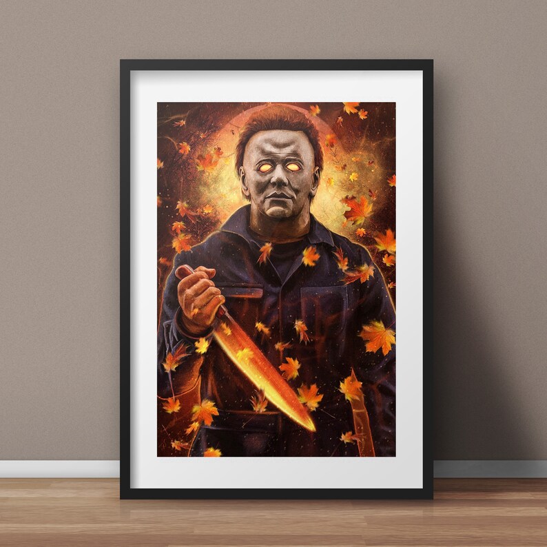 Halloween 5 Michael Myers Slasher Movie Horror Party Deco Wall A4 Poster Print Halloween 5 Michael Myers Slasher Movie Horror Party Deco Wall A4 Poster Print