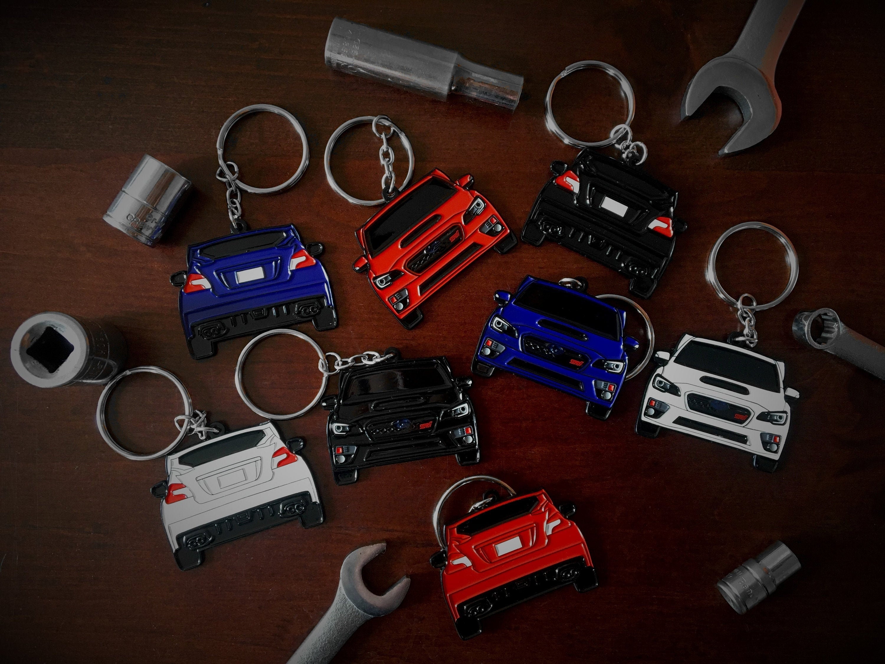 Keychain For Subaru WRX STi Enamel DoubleSided JDM Evo Eye Etsy