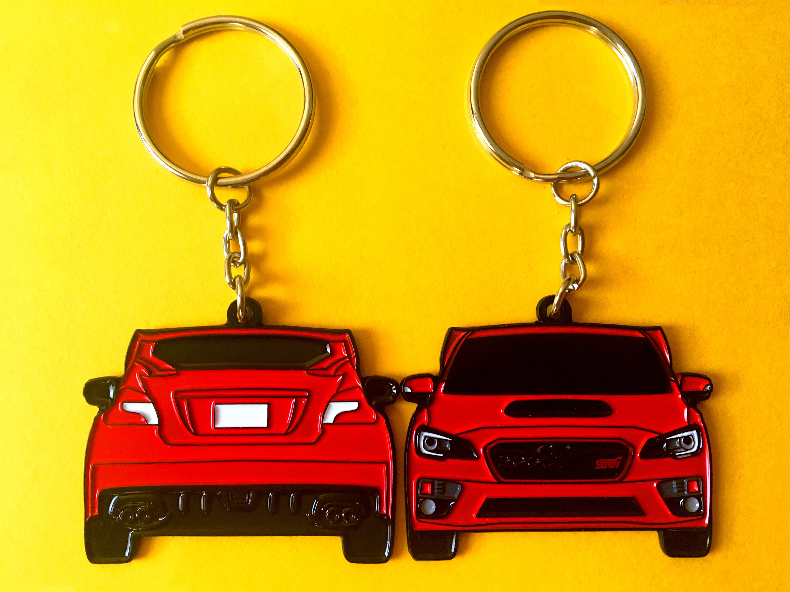 Keychain For Subaru WRX STi Enamel DoubleSided JDM Evo Eye Etsy