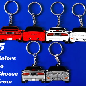 ポンティアック トランザム WS6 キーチェーン 両面 1993-1997 ファイヤーバード アクセサリー キーリング 車愛好家、お父さん、彼、彼女などへのギフト
