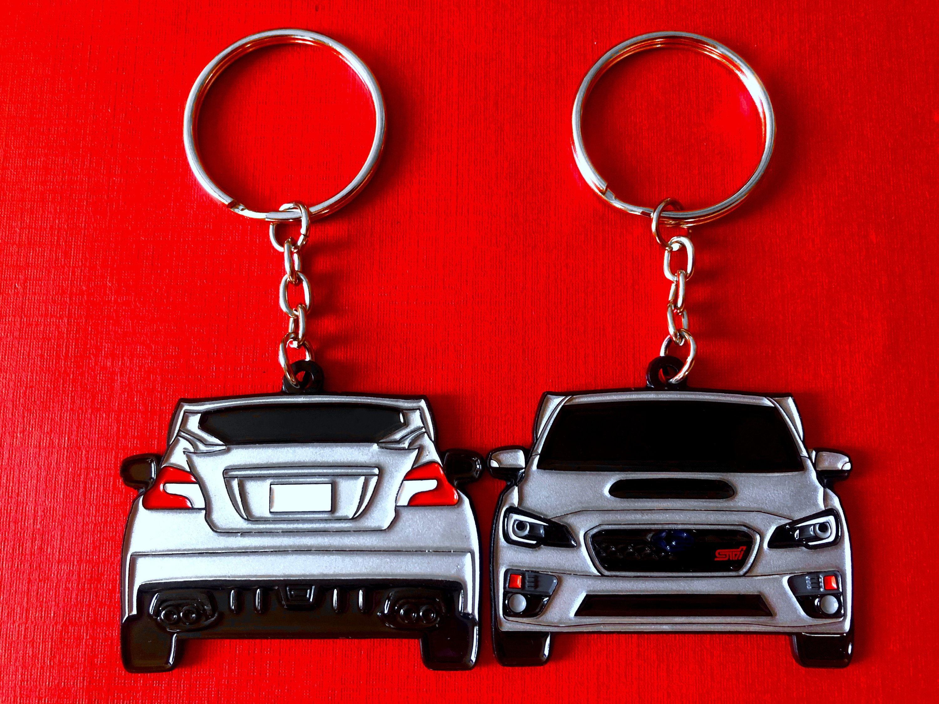 Keychain For Subaru WRX STi Enamel DoubleSided JDM Evo Eye Etsy