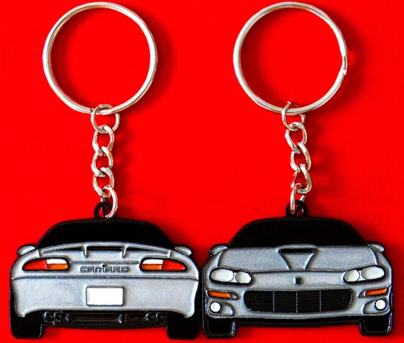 Keychain for Chevy Camaro 4th Gen Double sided 1998 2002 F body