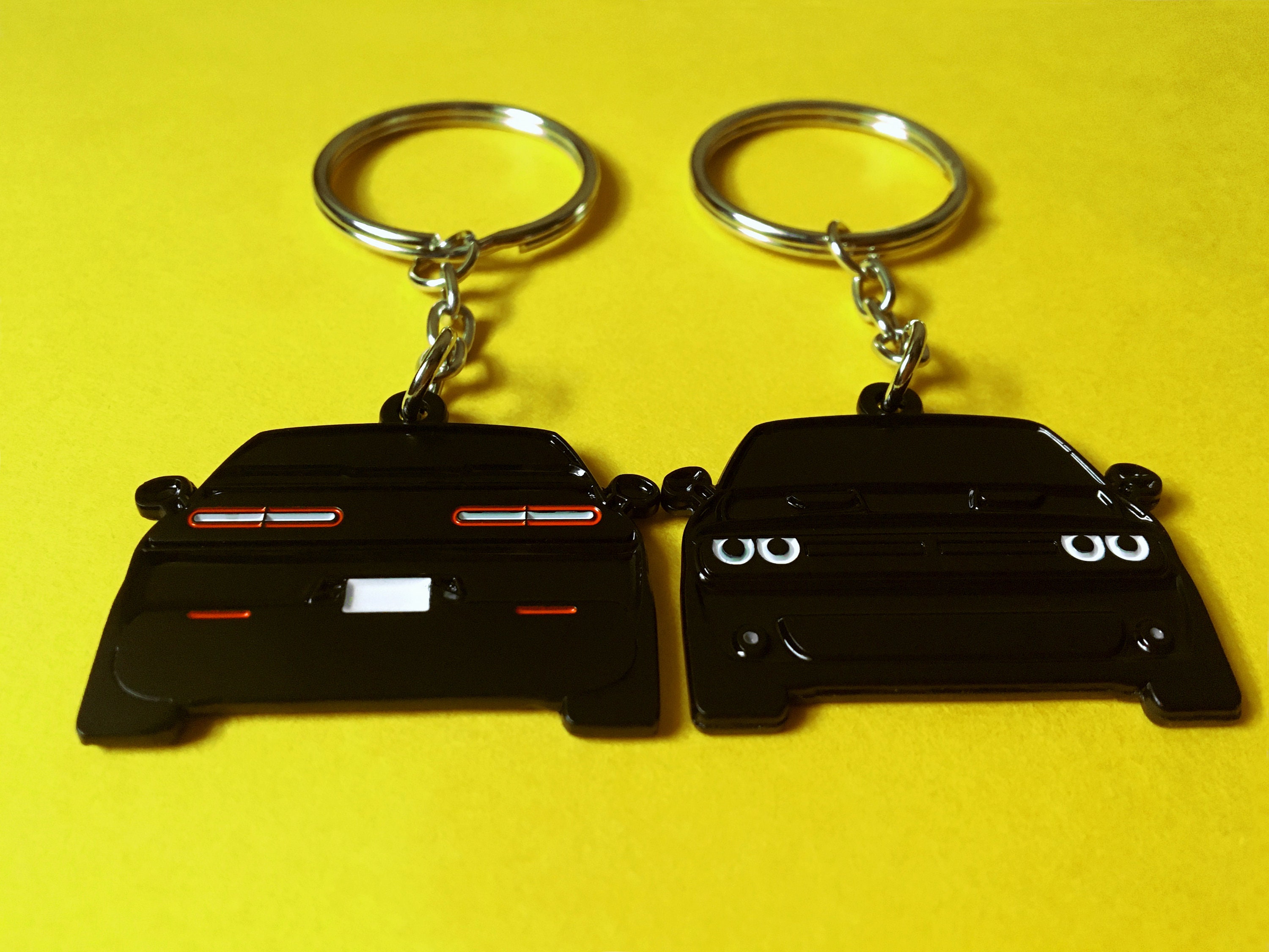 Dodge Challenger R/T Scatpack Keychain DoubleSided BLACK Etsy