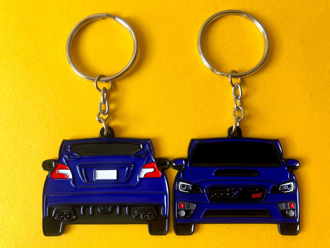 Keychain For Subaru WRX STi Enamel DoubleSided JDM Evo Eye Etsy