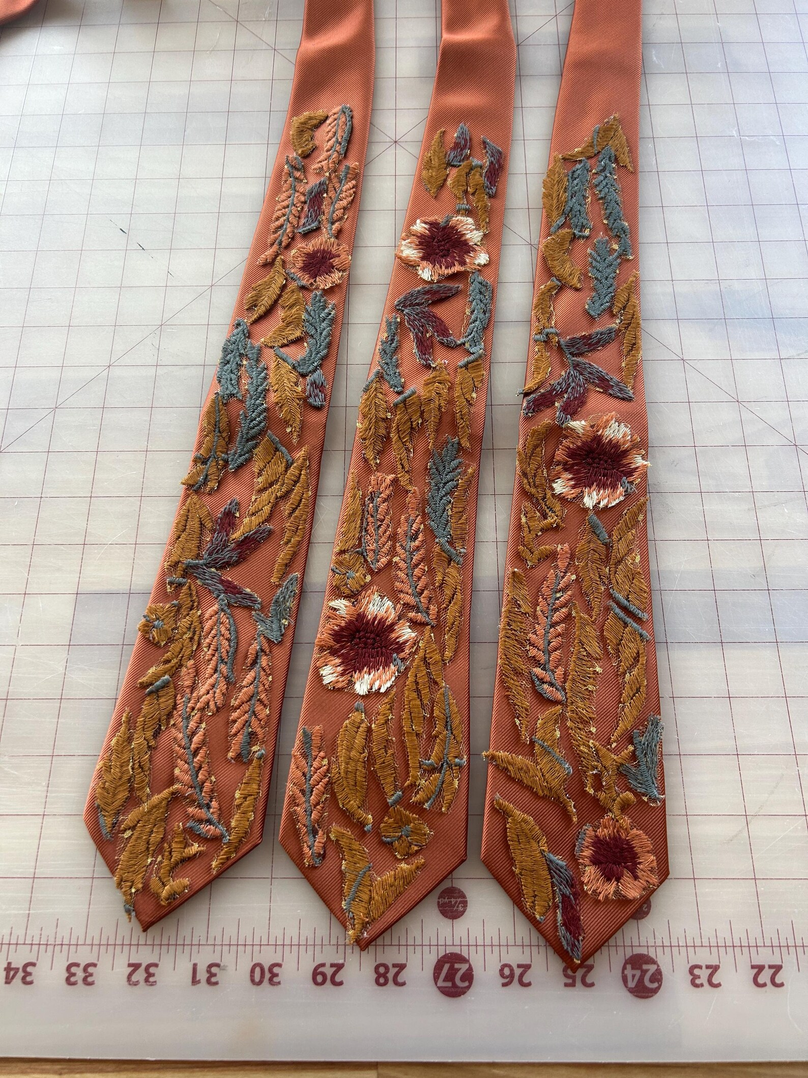 AUTUMN LEAVES FALLING: Prom Tie, Groom Tie, Groomsmen Tie, Floral Tie ...